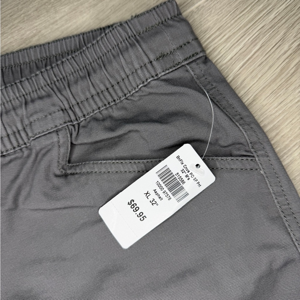 L.L. Bean Men's Gray Drawstring Joggers - Picture 3 of 6